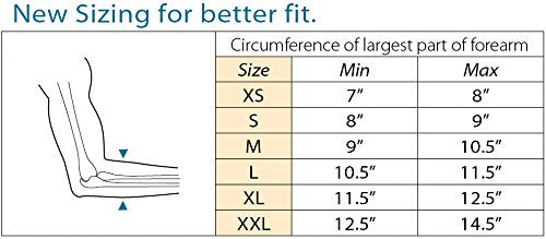[Australia] - BIOSKIN Hypoallergenic Elbow Band with Compression Pad and Supportive Strap for Pain Relief from Tennis Elbow and Golfer's Elbow (Large) Large (Pack of 1) 