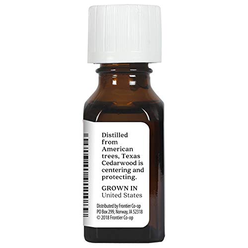 [Australia] - Aura Cacia Pure Texas Cedarwood Essential Oil | 0.5 fl. oz. | Juniperus mexicana 