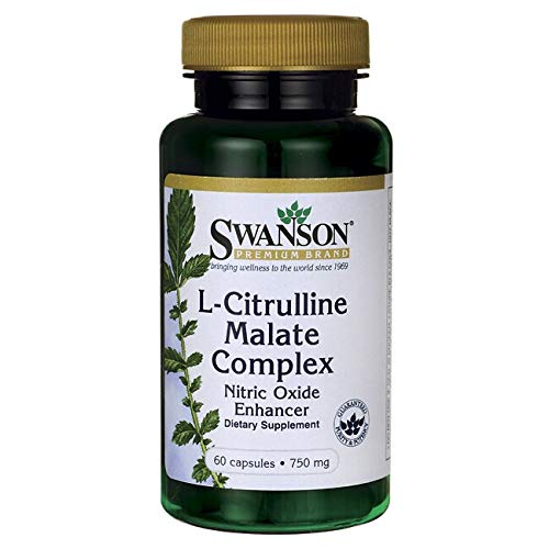 [Australia] - Swanson Amino Acid L-Citrulline Malate Complex 750 Milligrams 60 Capsules 