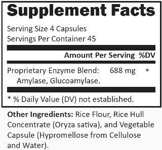 [Australia] - R-Garden Amylase Formula, 180 caps. 