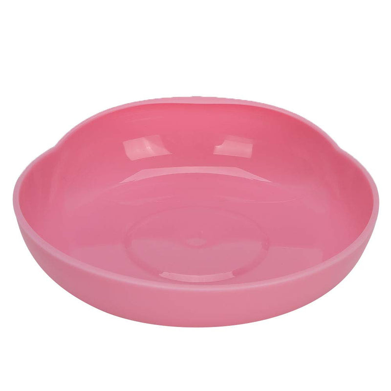 [Australia] - Spill Proof Plate, Red Non Toxic PP + Food Grade Silicone Elderly Care Eating Plate, for Elderly, Disabled, Stroke Patients and Those Unable to Handle Bowls 