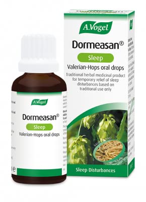 [Australia] - A.Vogel Dormeasan Sleep Valerian-Hops Oral Drops | Sleeping Aid | Extracts of Fresh Valerian Root | 116 Days Supply | (2 x 50ml) 2 x 50 ml 