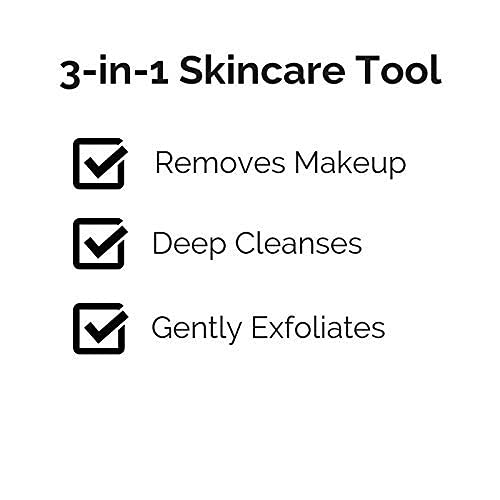 [Australia] - An√© 3 Double Sided Muslin and Microfibre Face Cleansing Cloths - Makeup Removers, Deep Pore Cleansers and Face Exfoliators 