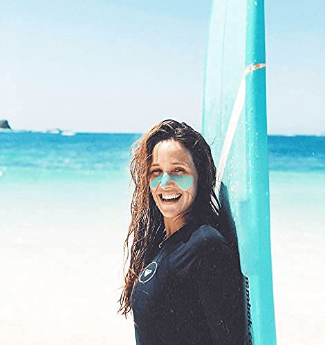[Australia] - Aloha Sun Stick SPF 50+ | Face Mineral Sunscreen for Surfing | Eco-friendly Paper Tube 20g (Teal) Teal 