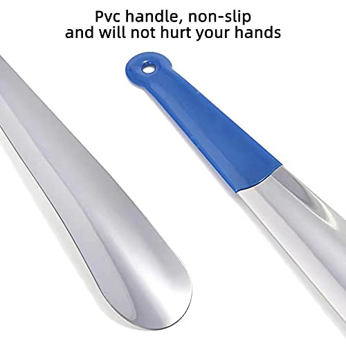 [Australia] - TYYIHUA Metal Shoe Horn,11.8" Long Stainless Steel Shoe Horn for Seniors, Kids or Adults, 3 packs White 