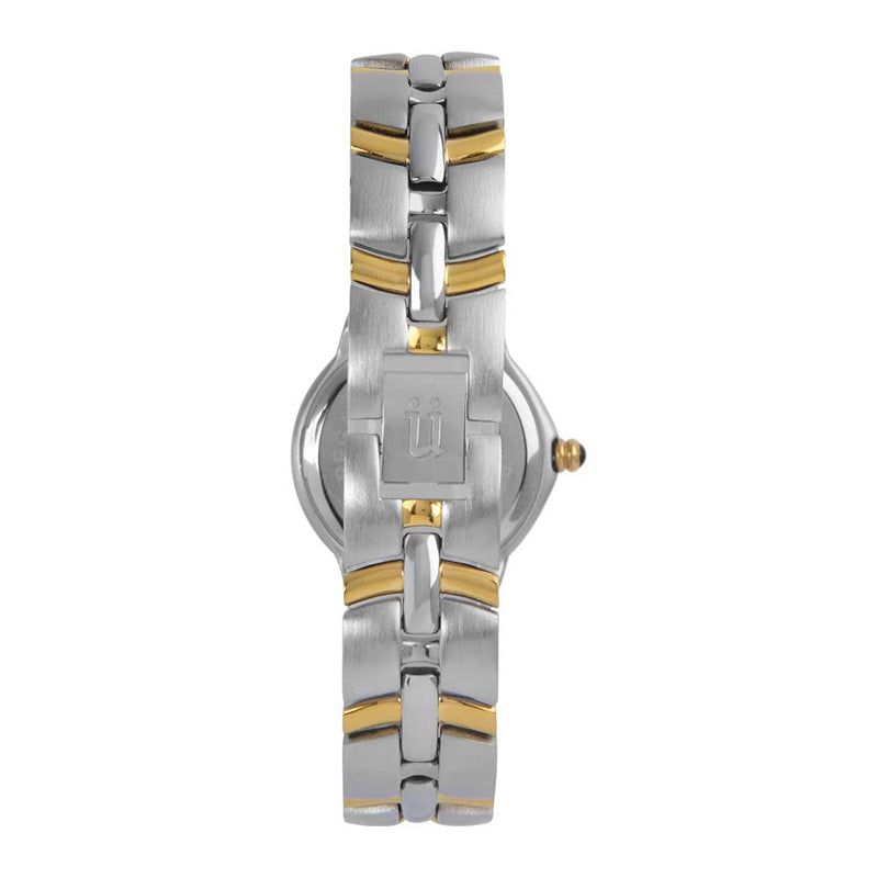 [Australia] - Krug Baumen Diamond Regatta Two Tone Gold and Silver Ladies Watch White 