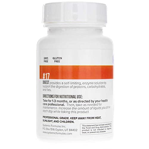 [Australia] - Systemic Formulas Bio Function #17 D Digest 60 Capsules. Helps Digestion of Heavy Meals and Absorption of Nutrients. 