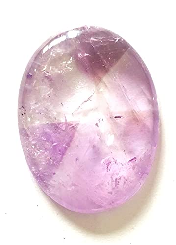 [Australia] - crystalmiracle Natural Ametrine Gemstone Pocket Stone Single Cabochon Crystal Healing Wellness Gift Reiki Feng Shui Energy Peace Meditation 