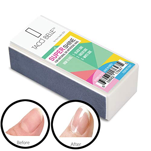 [Australia] - Tachibelle from KOREA 4 Way Shiny Buffer Super Shine Buffing Block - Smooth, Shine, For Healthy & Shiny Nails Manicure and Pedicure Pack of 1 