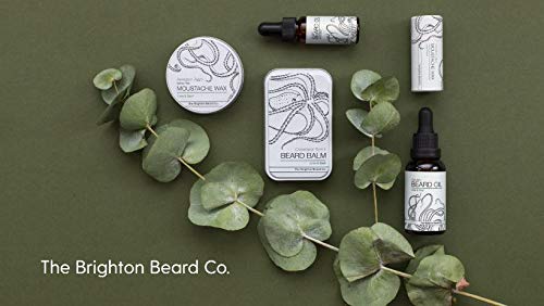 [Australia] - The Brighton Beard Co. Creampot Tom's Lime & Basil Beard Balm, Handmade Balm Conditions & Repairs Beard, Light Shine 80ml 