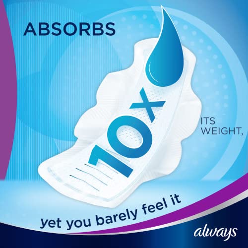 [Australia] - Always Infinity Long (Size 2) Sanitary Towels with Wings, 11 per Pack (Pack of 4) Size 2 (Pack of 44) 