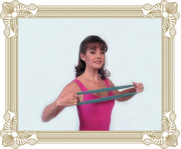 [Australia] - Cando 10-5282 3 Piece Low Powder Moderate Exercise Band PEP Pack Latex 