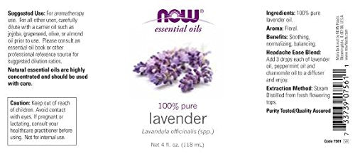 [Australia] - Now Essential Oils 100% Pure Lavender - 4 fl. oz. 