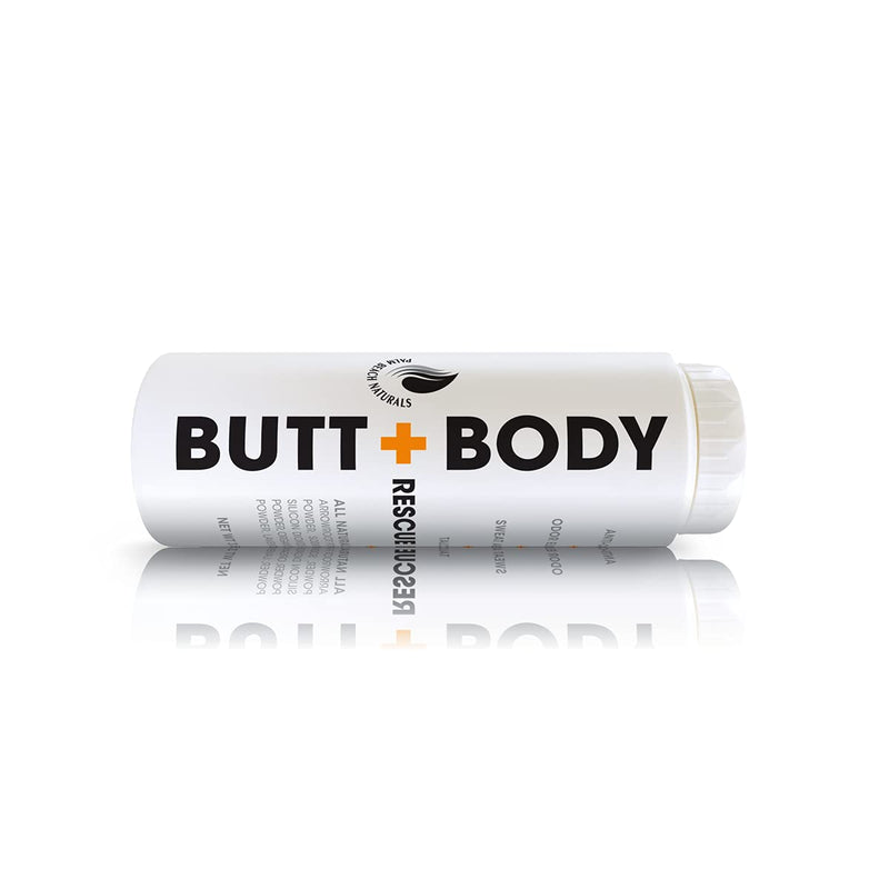[Australia] - Butt and Body Rescue Powder - Stops Itching & Chafing, Absorbs Sweat & Eliminates Odors Naturally. Protects, Soothes & Deodorizes Irritated Skin, Talc Free. Made in USA ( 113gm- 2 Pack) 4 Ounce - 2 Pack 