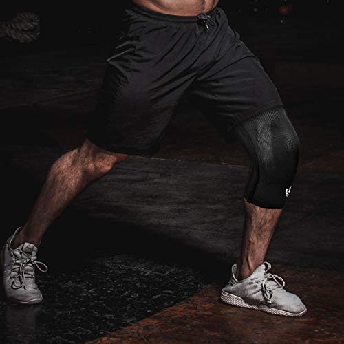 [Australia] - Vital Salveo-Best Recovery Compression Knee Support Sleeve for Man and Women Germanium Knee Brace for Running, Basketball, Hiking, Gym, Workout, Sports (1 Pair)-Large Large 