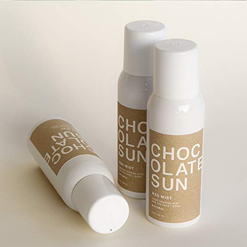 [Australia] - Chocolate Sun - Organic H20 Enhance Loght Tanning Mist Face & Body (Fair To Medium, 4 oz) | Clean, Non-Toxic Sunless Tanning 