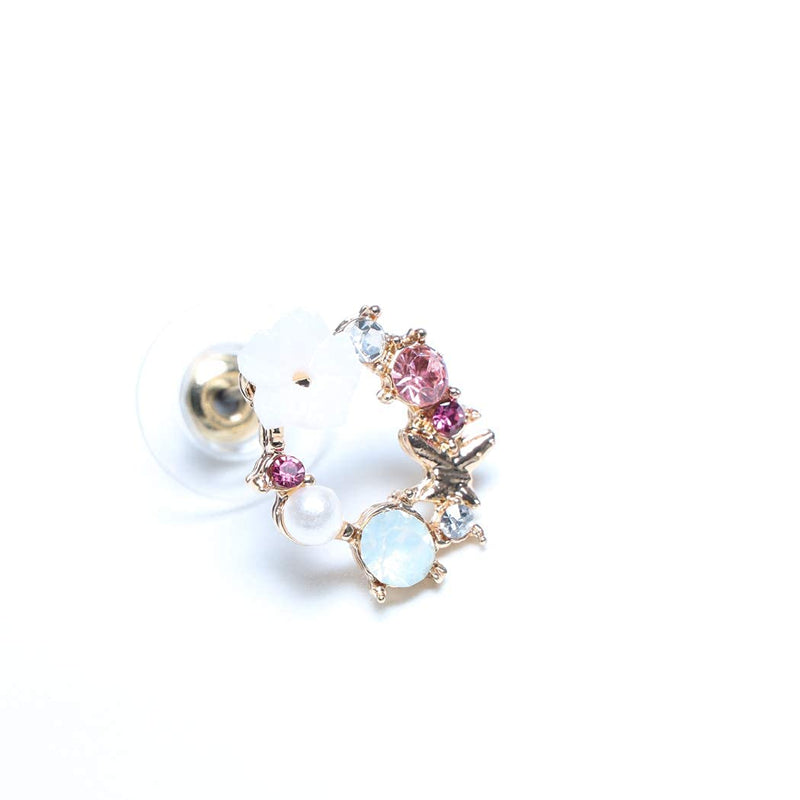 [Australia] - TseanYi Flowers Earrings Pearl Bow Wreath Earrings Daisy Botanical Earrings for Women and Girls (Gold) Gold 