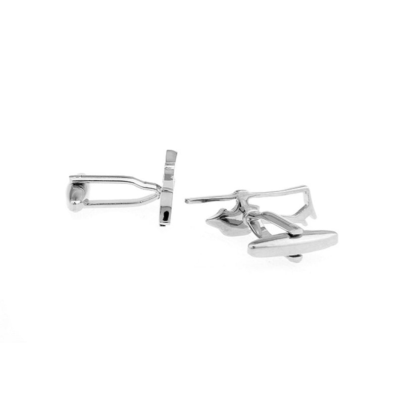 [Australia] - Helicopter Cufflinks Huey Single Blade Army Wedding Fancy Gift 