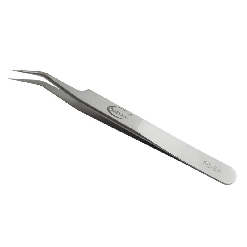 [Australia] - Szeles Vetus Volume Tweezers Stainless Steel Ultra Rigidity Curved Curved Pro Beauty Eyelash Extension Tool （5B-SA） 