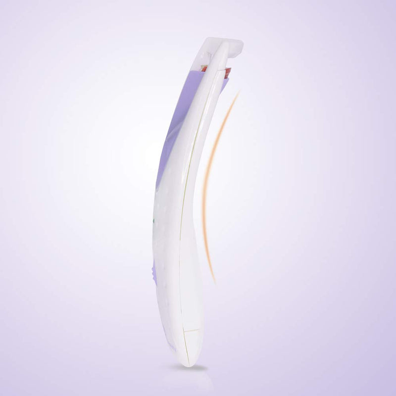 [Australia] - TOUCHBeauty Professional Heated Eyelash Curler with Silicone Refill Pad Curling Tool for Women Long Lasting Naturally Eyelashes TB-2003 Purple 