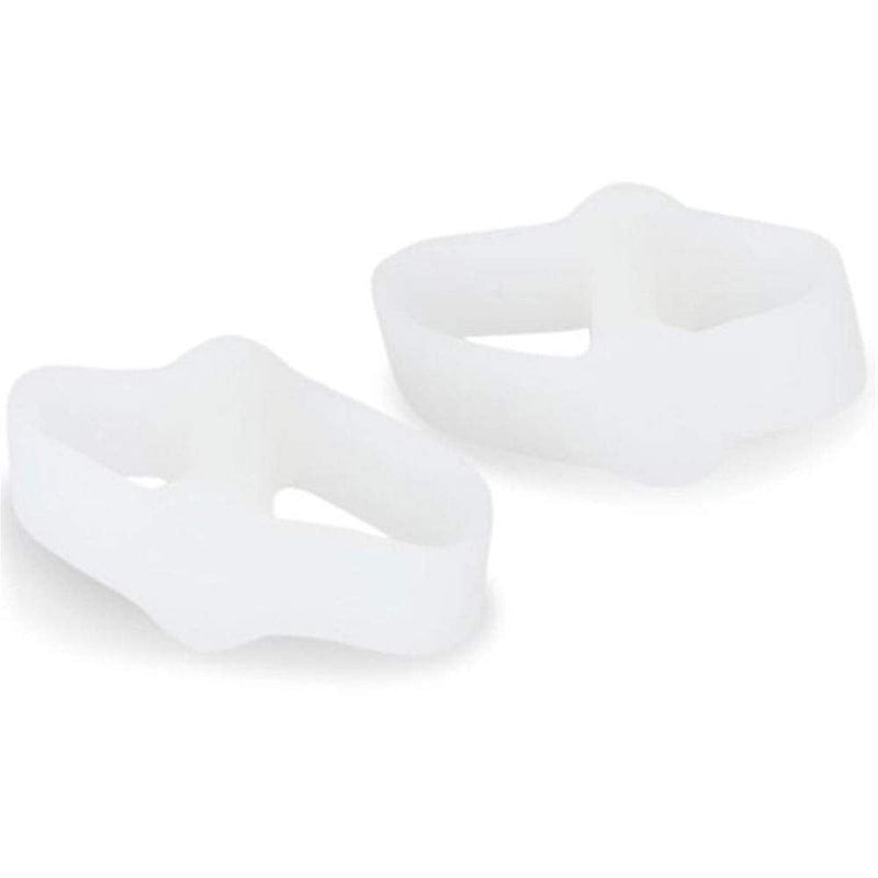 [Australia] - 1 Pair Double Toe Loop Best Toe Straightener and Spacer-Gel Toe Separators by Pedimend - Toe Straightener - Used for Sports Activities, Yoga Practice & Running for Men and Women Bunion Pain Relief 