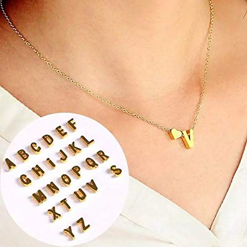 [Australia] - Gold Heart Initial Necklace for Teen Girls,Dainty Personalized Letter Heart Choker Necklace Gift for Women Necklace Jewelry O 