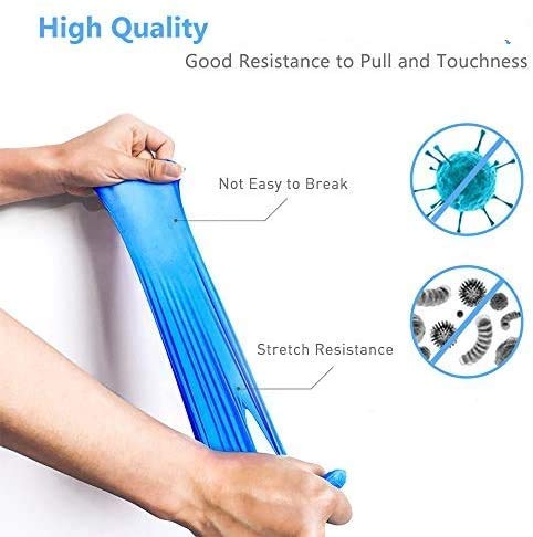 [Australia] - Multi-Purpose Vinyl Gloves, Powder Free, Disposable, Extra Strong - Box of 100 - Blue - UK SELLER(M) M (Pack of 100) 
