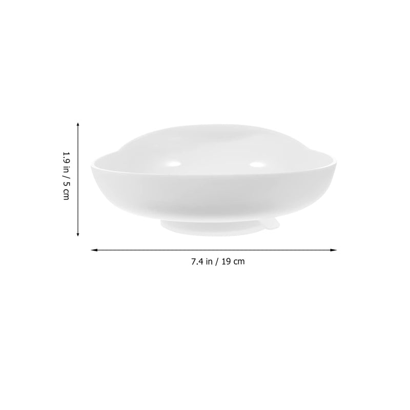[Australia] - FOMIYES Scooper Bowl with Suction Cup Base Adaptive Self-feeding Bowl Anti-spill Tableware Adaptive Utensils for Disabled Handicapped and Elderly Adults 