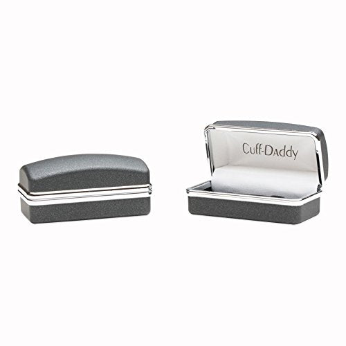 [Australia] - Cuff-Daddy Groom Cufflinks with Mother of Pearl Cuff Links with Presentation Box 