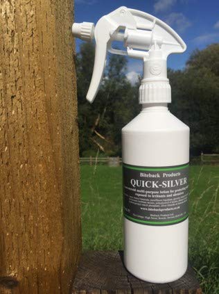 [Australia] - Biteback Products 'Quick-Silver' Cleanse & Protect Lotion For Horse & Dog Skin, 500ml 