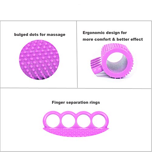 [Australia] - Flexible Silicone Hand Recovery Exerciser Hand Strengthener Massage Tool Finger Training Exerciser for Stroke Patients Elders 