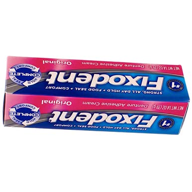 [Australia] - Fixodent Fixodent Denture Adhesive Cream Original, Original 1.4 Oz 