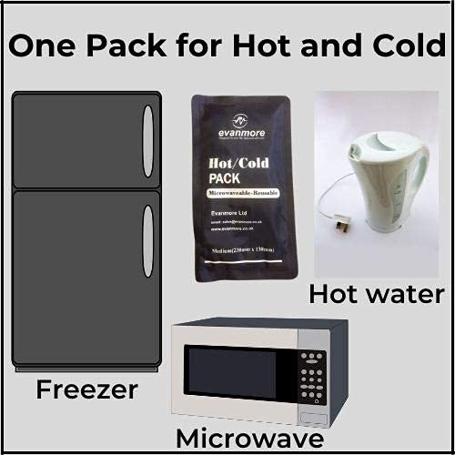 [Australia] - 3 x Evanmore Reusable Hot Cold Gel Pack Packs Large, Luxury - Easy to use - Flexible - Long Lasting - Knee, Shoulder wrap - 13 x 25cm 