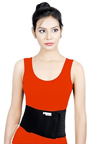 [Australia] - Wonder Care- Umbilical Hernia Support Belt Abdominal Binder for Belly Button Hernias or Navel Hernias, Hernia pain relief Brace (L) Size L 