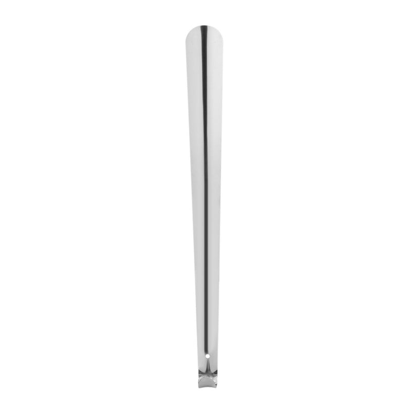[Australia] - Professional Stainless Steel Shoe Horn Shiny Silver Metal Shoehorn with Comfort Grip for Seniors Elderly 41 X 4 cm 