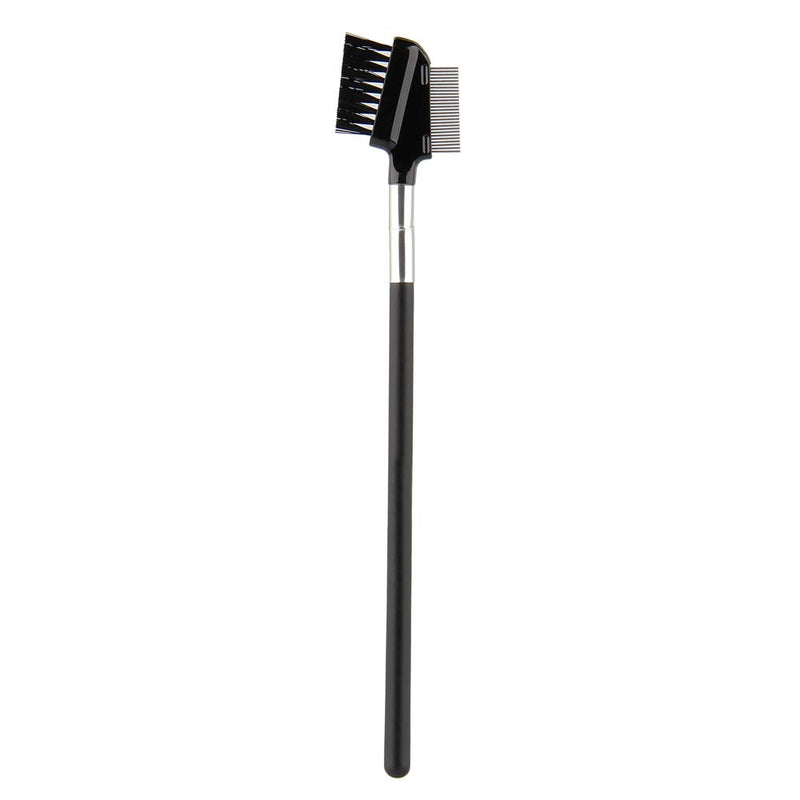 [Australia] - Chrontier Makeup Eye Brow Brush Eyelash Dual Comb Steel Teeth 