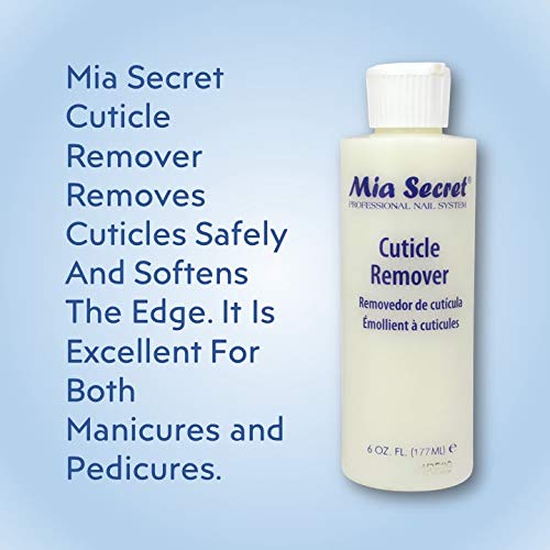 [Australia] - Mia Secret Cuticle Softener & Remover - Quick Easy Safe - 6 oz Cuticle Dissolver Cream for Hand or Foot Nails - Removes Cuticles Safely and Softens the Edge - Excellent for Manicures and Pedicures 