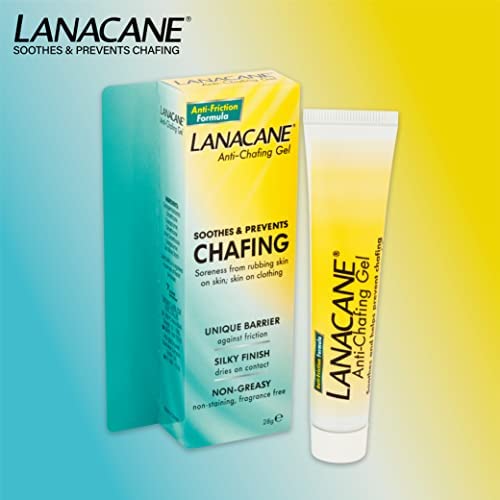 [Australia] - Lanacane Anti-Chafing Gel, Soothes And Prevents Soreness From Rubbing, Non-Staining, Fragrance Free, Running and Travel Essential, 28g 