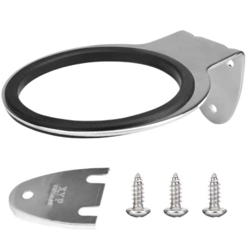 [Australia] - YISIFEINUO Hair Dryer Holder Wall Mounted Rack Rack Bathroom Storage Organizer Steel Hairdressing Dryer Hanger Wall Mounted Rack Stand Hair Dryer Stainless Holder 