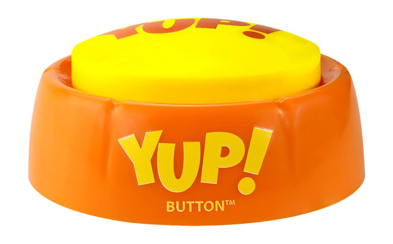 [Australia] - Talkie Toys Products Yup! Button -Talking Yup Sound Button Features Hilarious Sayings - Funny Gift for Telling Coworkers and Friends Yup 
