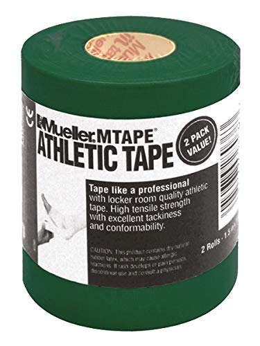 [Australia] - Mueller Sports Medicine Athletic Tape, 1.5" X 10yd Roll, Green, 2 pack 