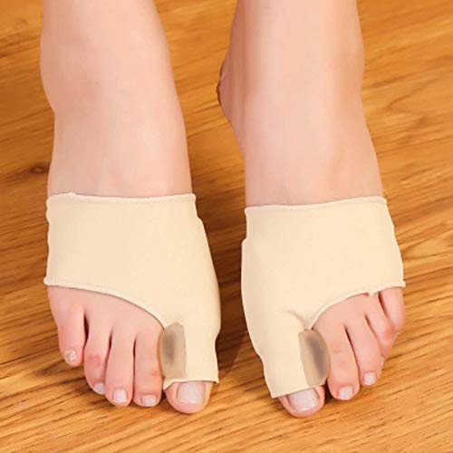 [Australia] - HiiBaby 2pcs Big Bone Orthopedic Bunion Correction Pedicure Socks Silicone Hallux Valgus Corrector Braces Toes Separator Feet Care Tool 