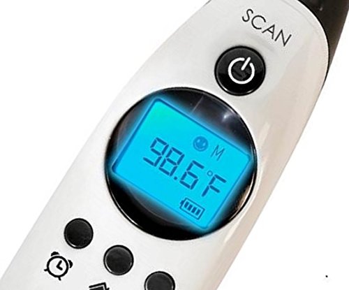 [Australia] - MOBI DualScan HEALTH CHECK Ear & Forehead Thermometer with Medication Reminder 