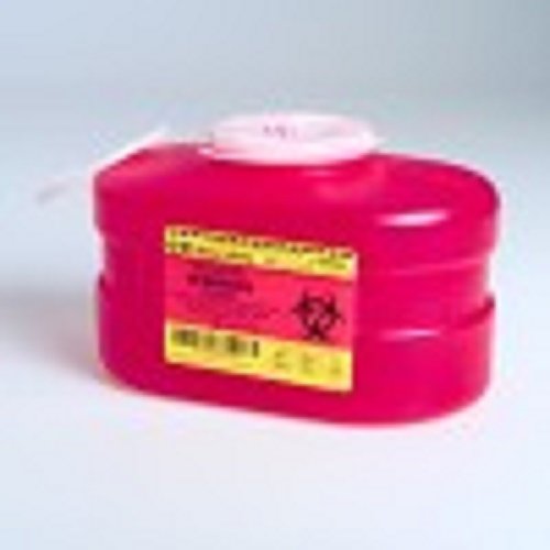 [Australia] - B-D Multi-Use One-Piece Sharps Containers - Regular Funnel Vented Cap, 3.3 Quart 
