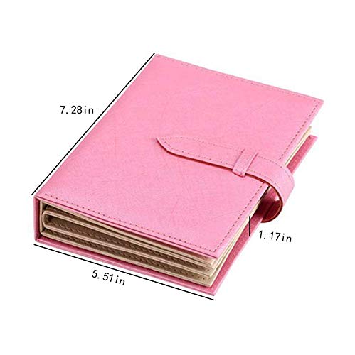 [Australia] - L'cattie Earring Organizer Book Creative Earring Holder Portable Travel Jewelry Storage Boxes (Pink, one Size) Pink 