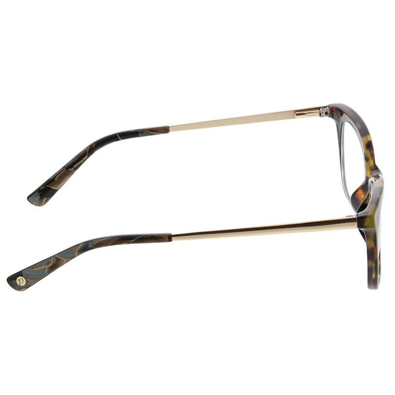 [Australia] - Peepers by PeeperSpecs Women's Blue Light Filtering Glasses - See The Beauty Tortoise 53 Millimeters 2 x 