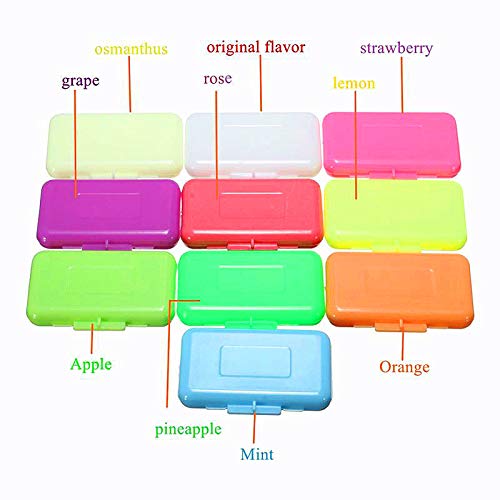 [Australia] - Angzhili 50 Pcs Dental Orthodontic Wax Relief Wax 10 Boxes Sticks Mutiple Scents Fresh Mouth for Braces Wearer 