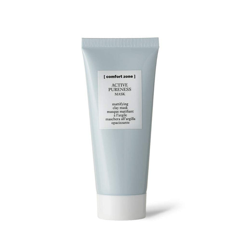 [Australia] - Comfort Zone Active Pureness Clay Mask - 60ml Bottle - Creamy Clay Mask - With Caolin, Green Clay - Mattifying, Purifying - Radiant Skin - Vegan - Reduces Appearance of Pores - Natural Ingredients 
