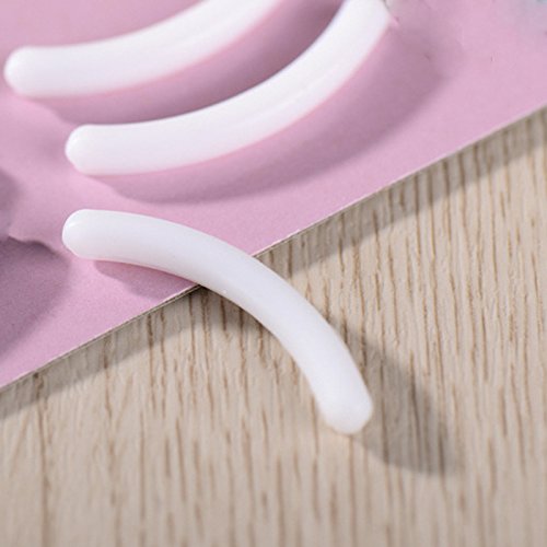 [Australia] - Leline's Eyelash Curler Refill Pads, Rubber Replacement Pads for Standard Eyelash Curler (White) 