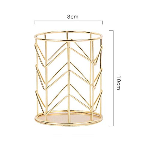 [Australia] - BE-TOOL Metal Pencil Holder, Pen Pot Organizers Rose Gold Nordic Style Durable Exquisite Brush Holder for Desk, Home, School(1Pcs) 